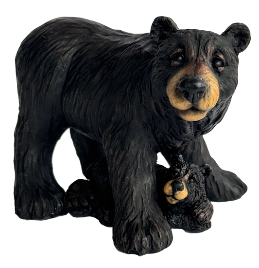Papa Bear Peek-A-Boo Figurine