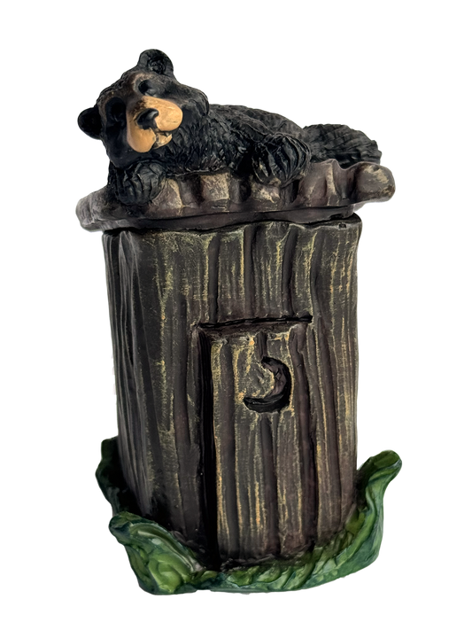 Little Stinker Cache Bear Figurine