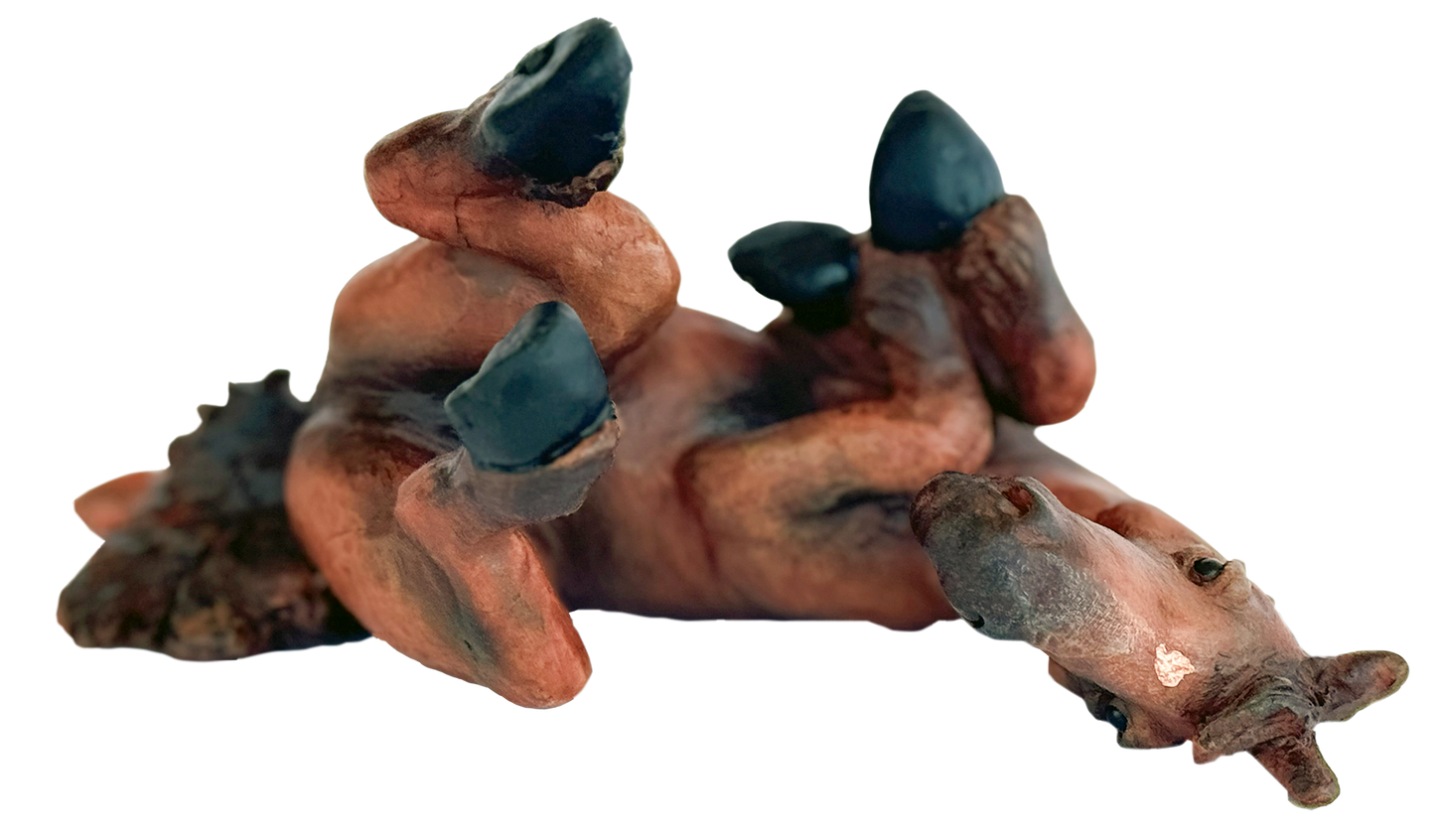 Play Time Dun Mustang Figurine
