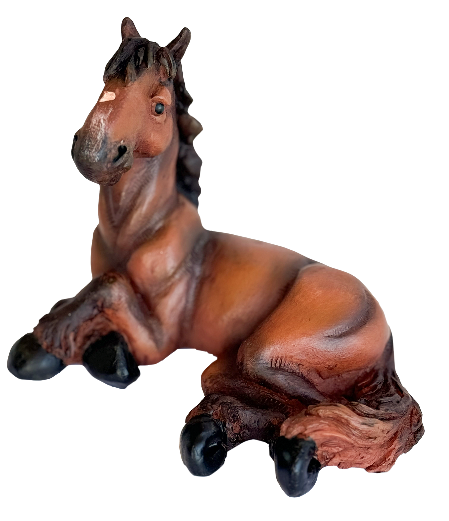 Rest Time Dun Mustang Figurine