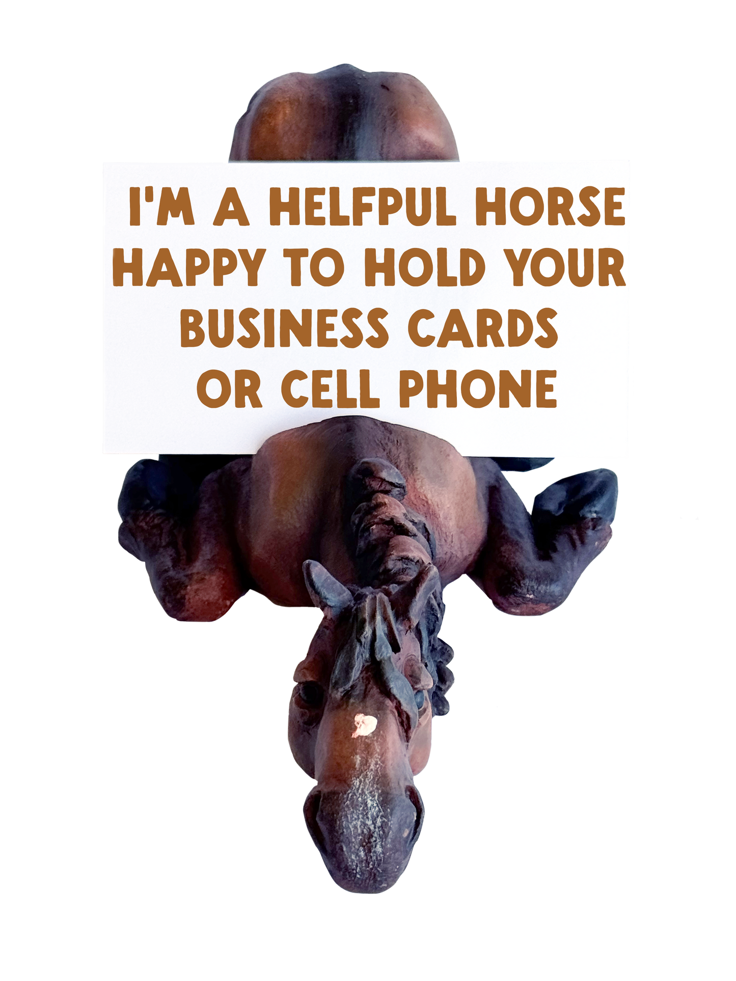 Helpful Horse Saddle Up Figurine