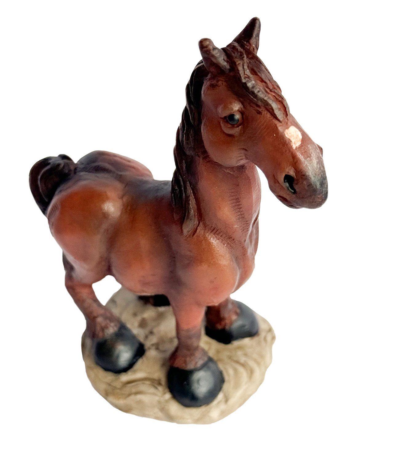 Proud Dun Mustang Figurine