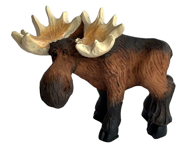 Mini Moose Standing Figurine