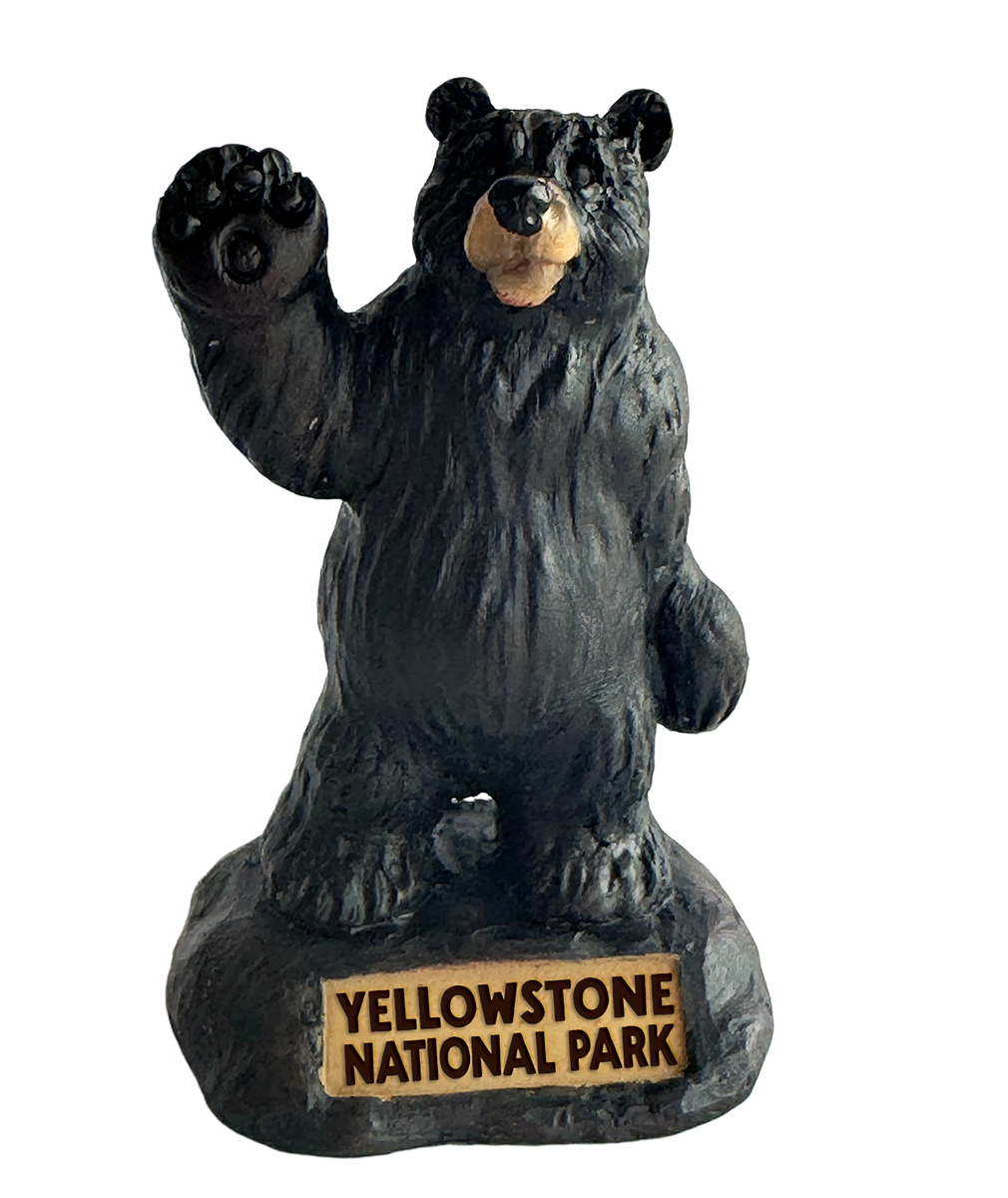 Waving Bear Figurine - Name Drop