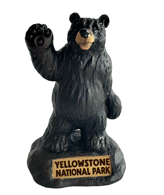 Waving Bear Figurine - Name Drop