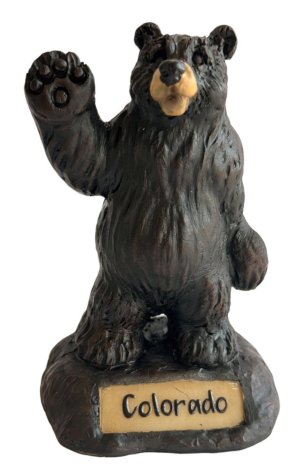 Waving Bear Figurine Magnet - Name Drop