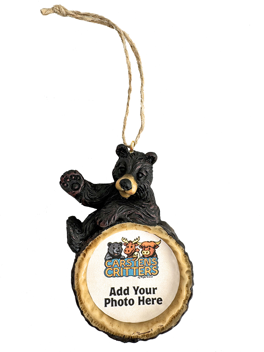Waving Bear Ornament