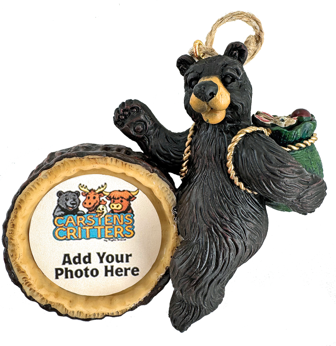 Hiker Bear Ornament