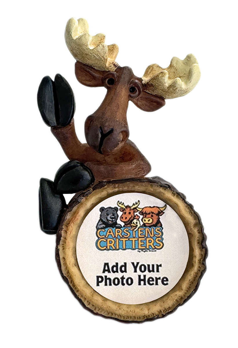 Waving Moose Magnet
