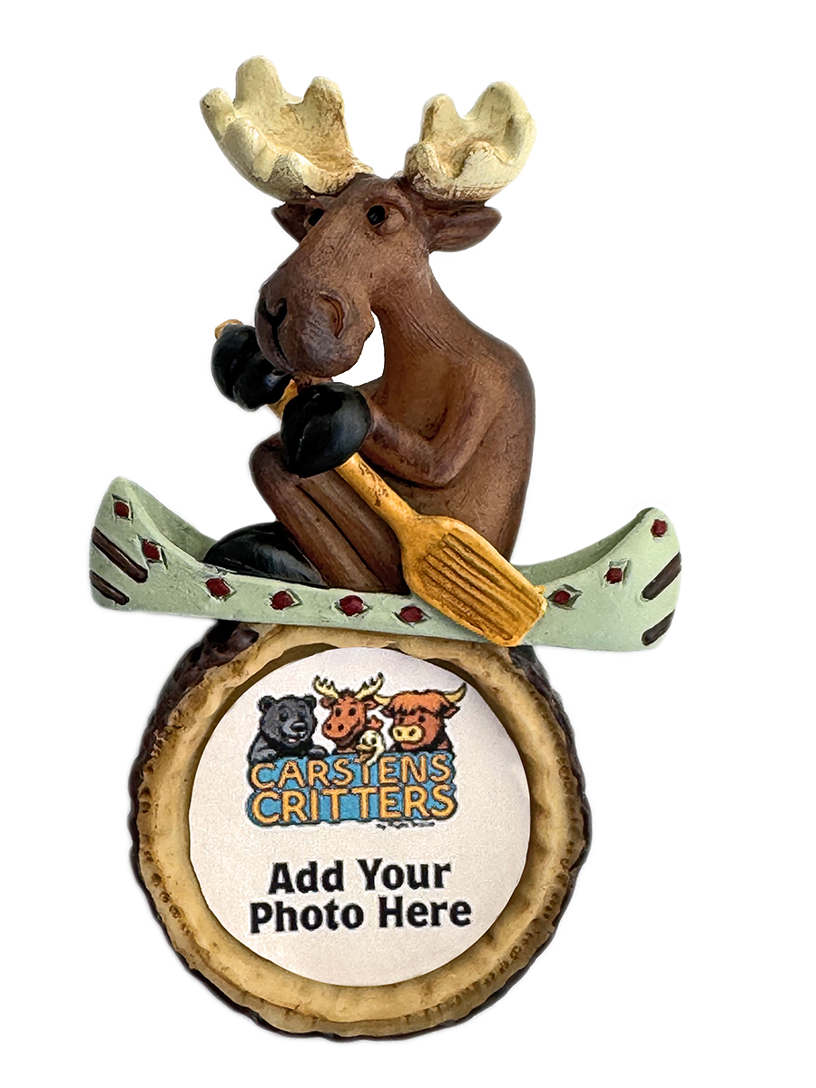 Canoe Moose Magnet