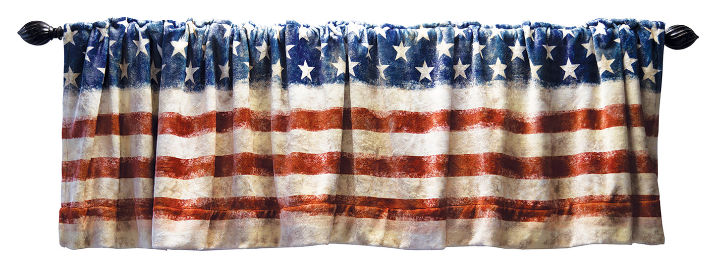 Wrangler® Stars & Stripes Plush Valance
