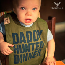 Load image into Gallery viewer, Olive Daddy Hunted Dinner Bib