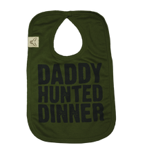 Load image into Gallery viewer, Olive Daddy Hunted Dinner Bib