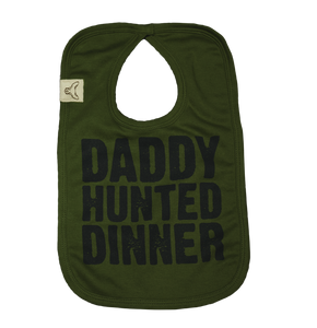 Olive Daddy Hunted Dinner Bib