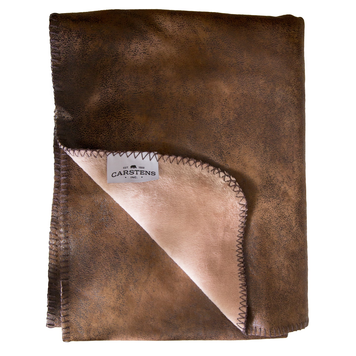 Wyoming Faux Leather Throw