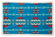 Load image into Gallery viewer, Turquoise Southwest Dog Blanket