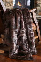 Load image into Gallery viewer, Brown Bear Fur Throw