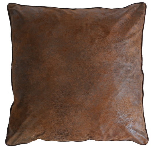 Wyoming Faux Leather Euro Sham