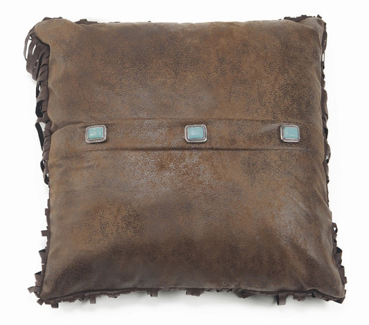 3 Turquoise Concho Pillow