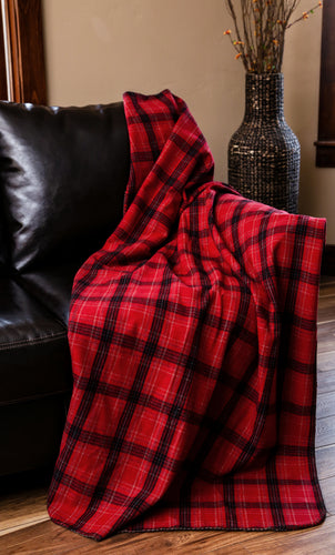 Una Plaid Throw