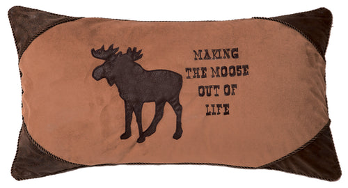 Making the Moose Out of Life Pillow