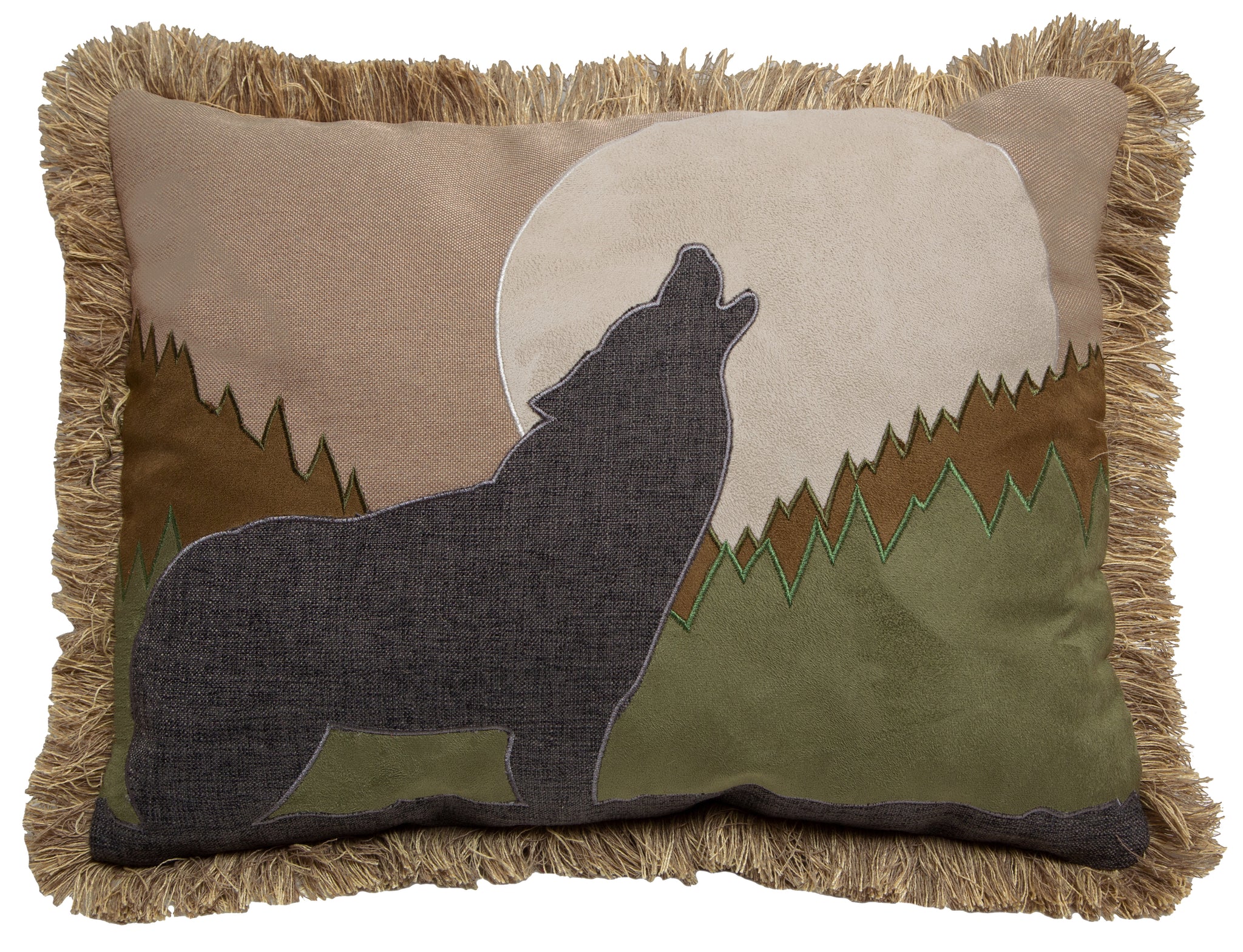 Wolf pillow sales