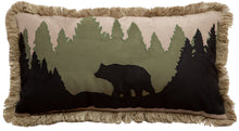 Load image into Gallery viewer, Bear Scene Throw Pillow