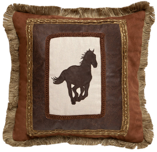 Framed Horse Pillow
