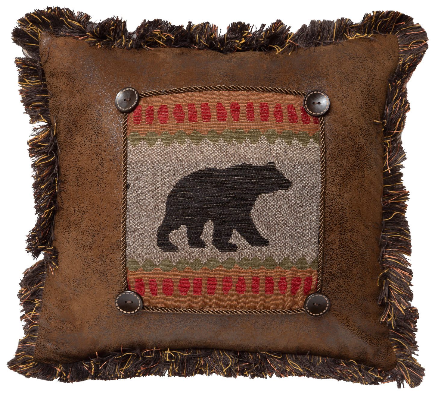 Maple Lake Bear Pillow