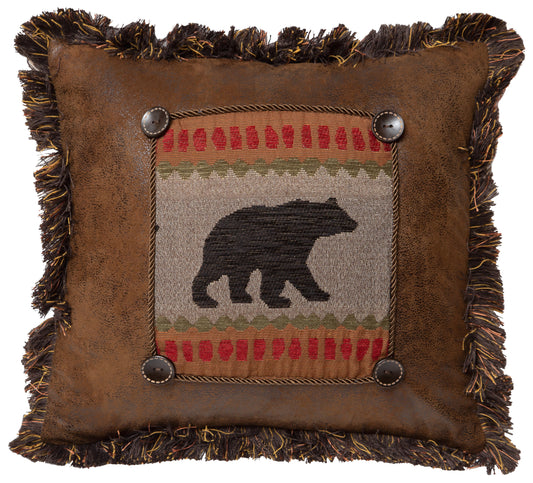 Maple Lake Bear Pillow