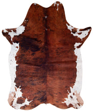 Load image into Gallery viewer, Faux Cowhide Print Rug, White Belly