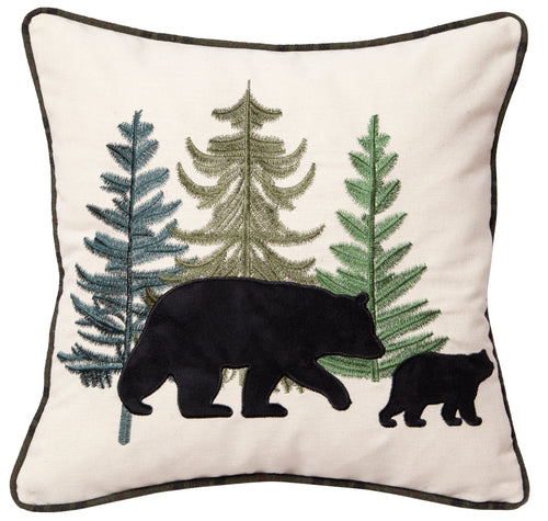 Bear Family Pillow