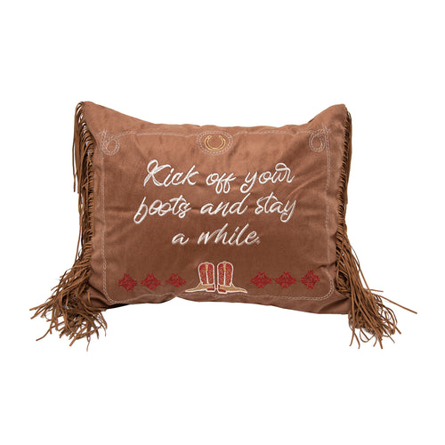 Kick Off Your Boots Pillow