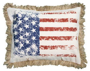 Faded Flag Pillow