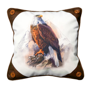 Watercolor Eagle Pillow