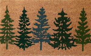 Pine Tree Coir Door Mat