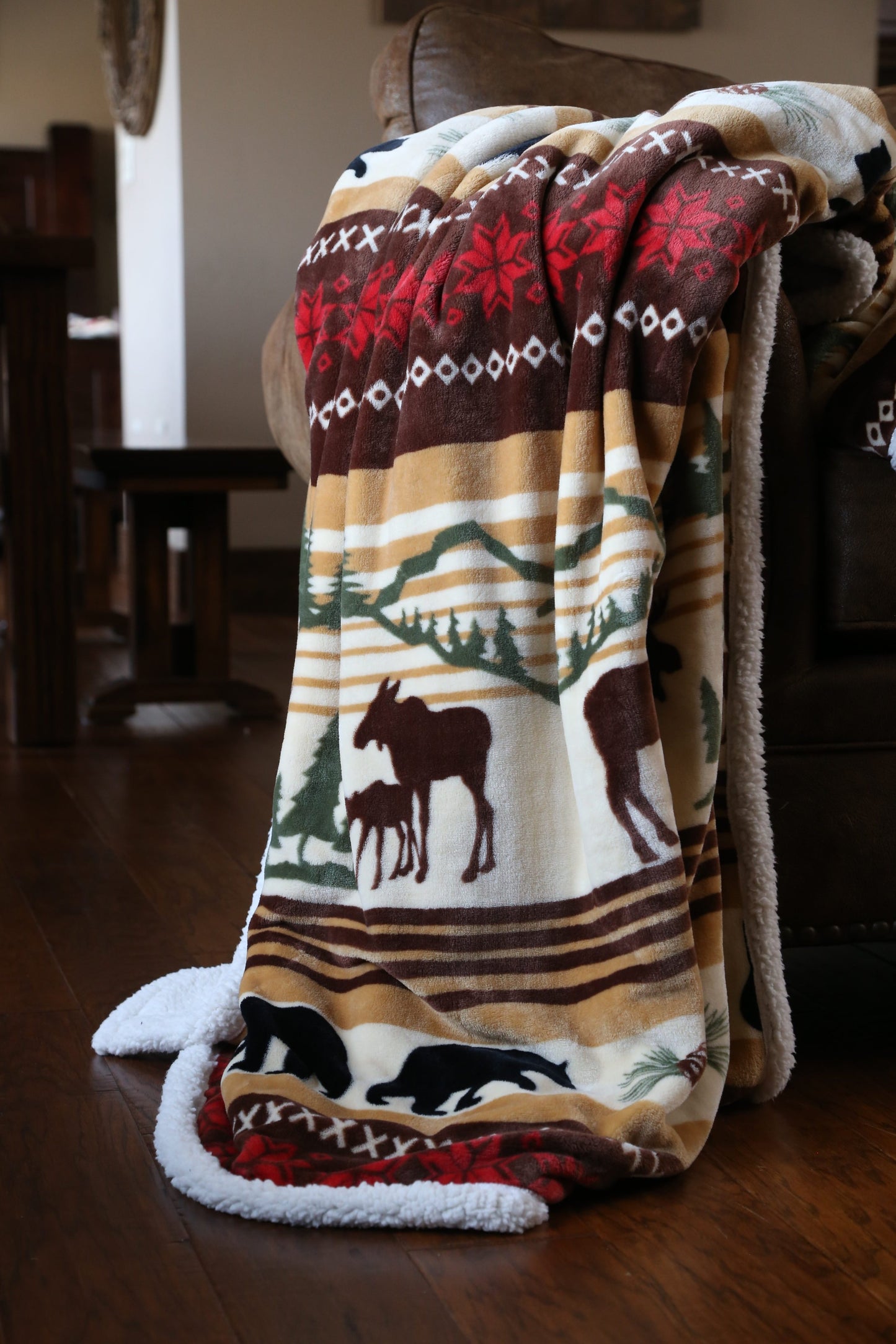 Hinterland Plush Sherpa Throw