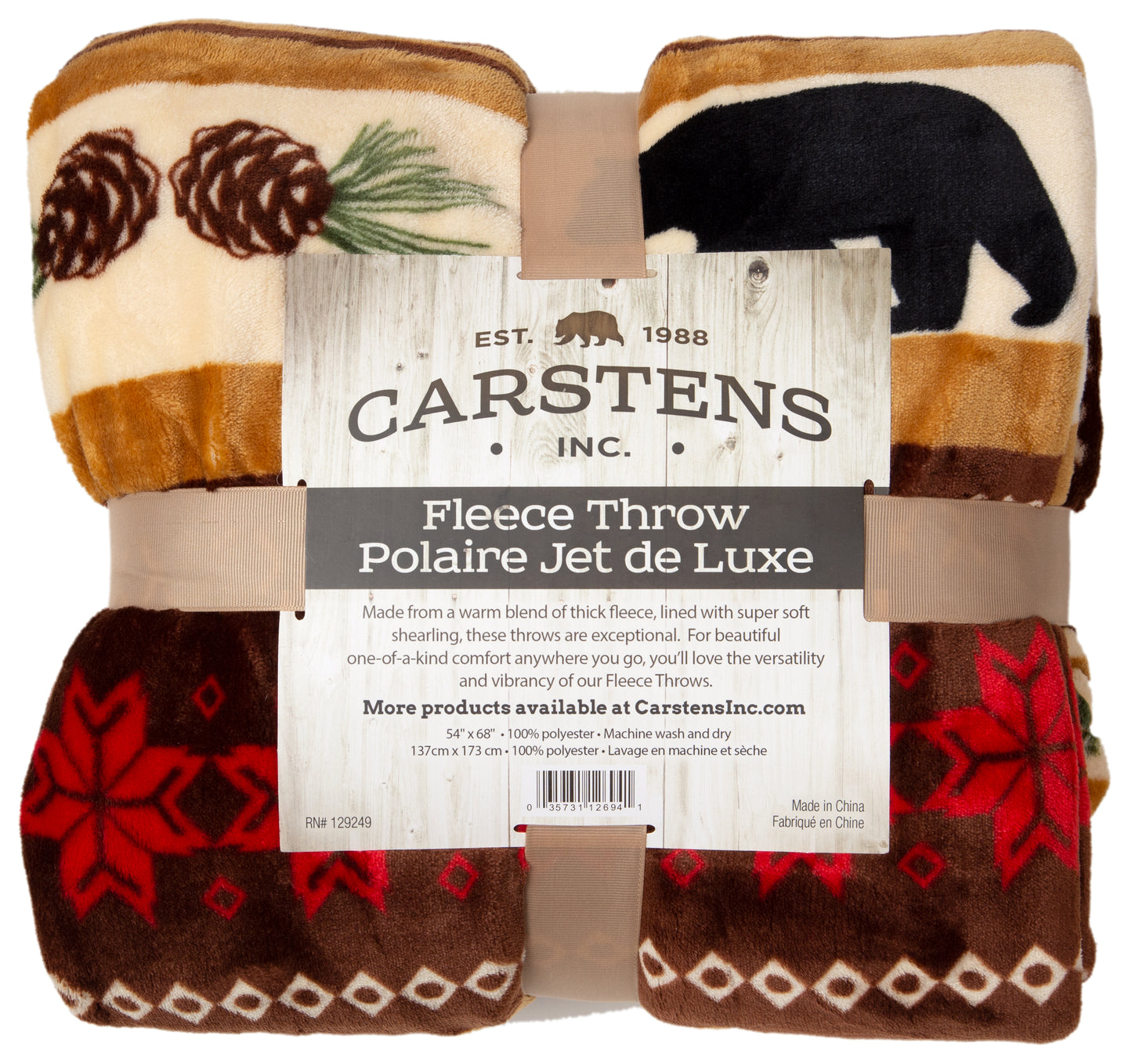 Hinterland Plush Sherpa Throw