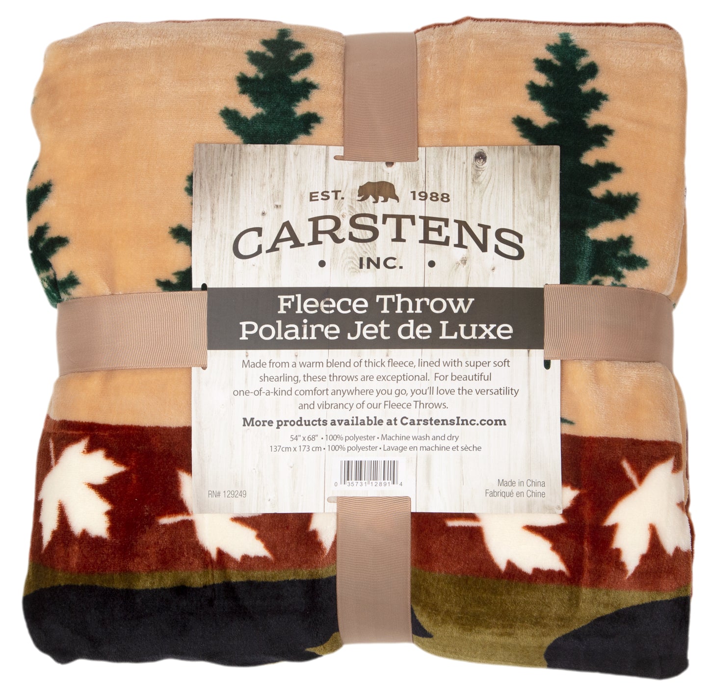 Cascade Ridge Plush Sherpa Throw