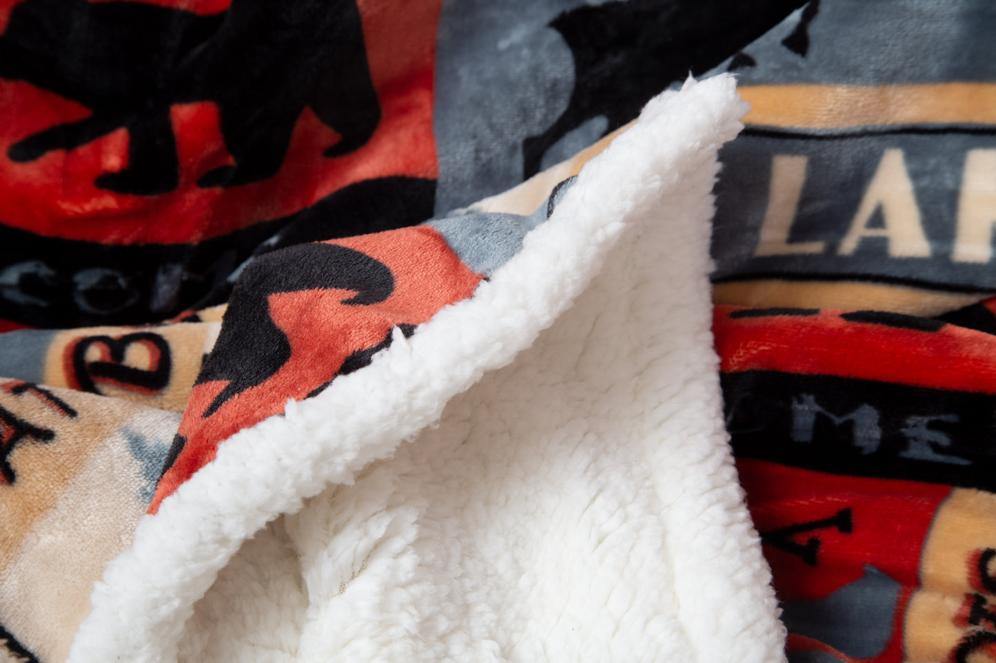 Lake House Plush Sherpa Throw
