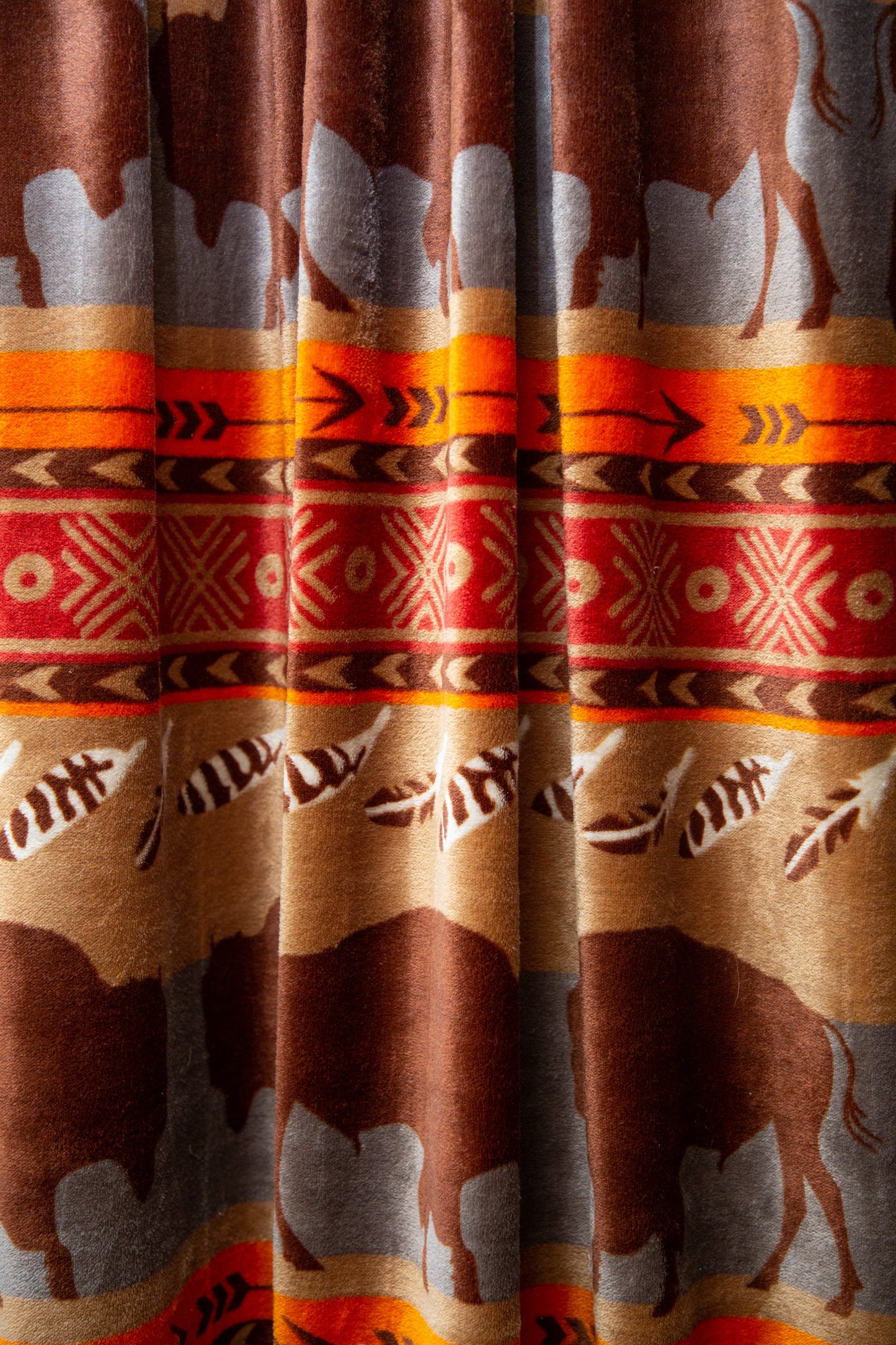Roaming Bison Curtains