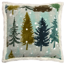 Load image into Gallery viewer, Snowflake Sherpa Throw Pillow