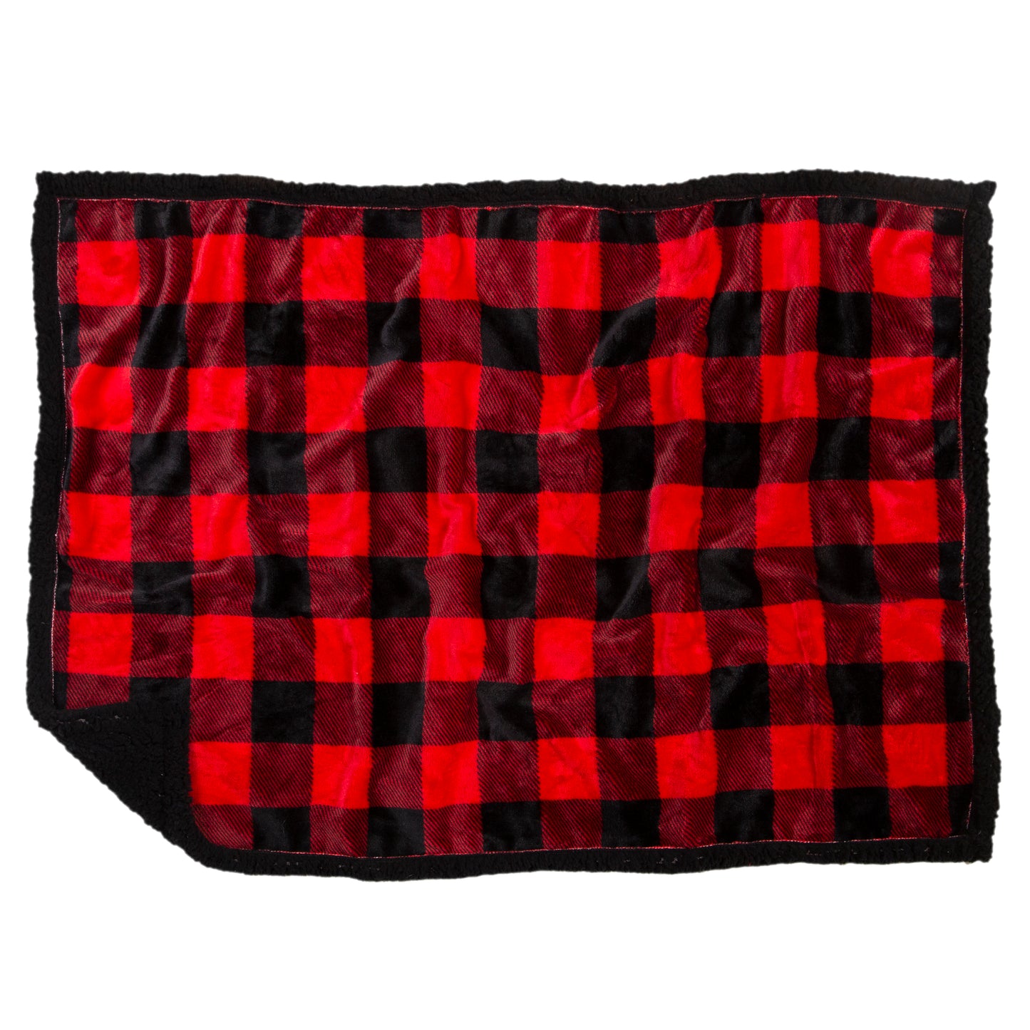 Red Lumberjack Plaid Dog Blanket