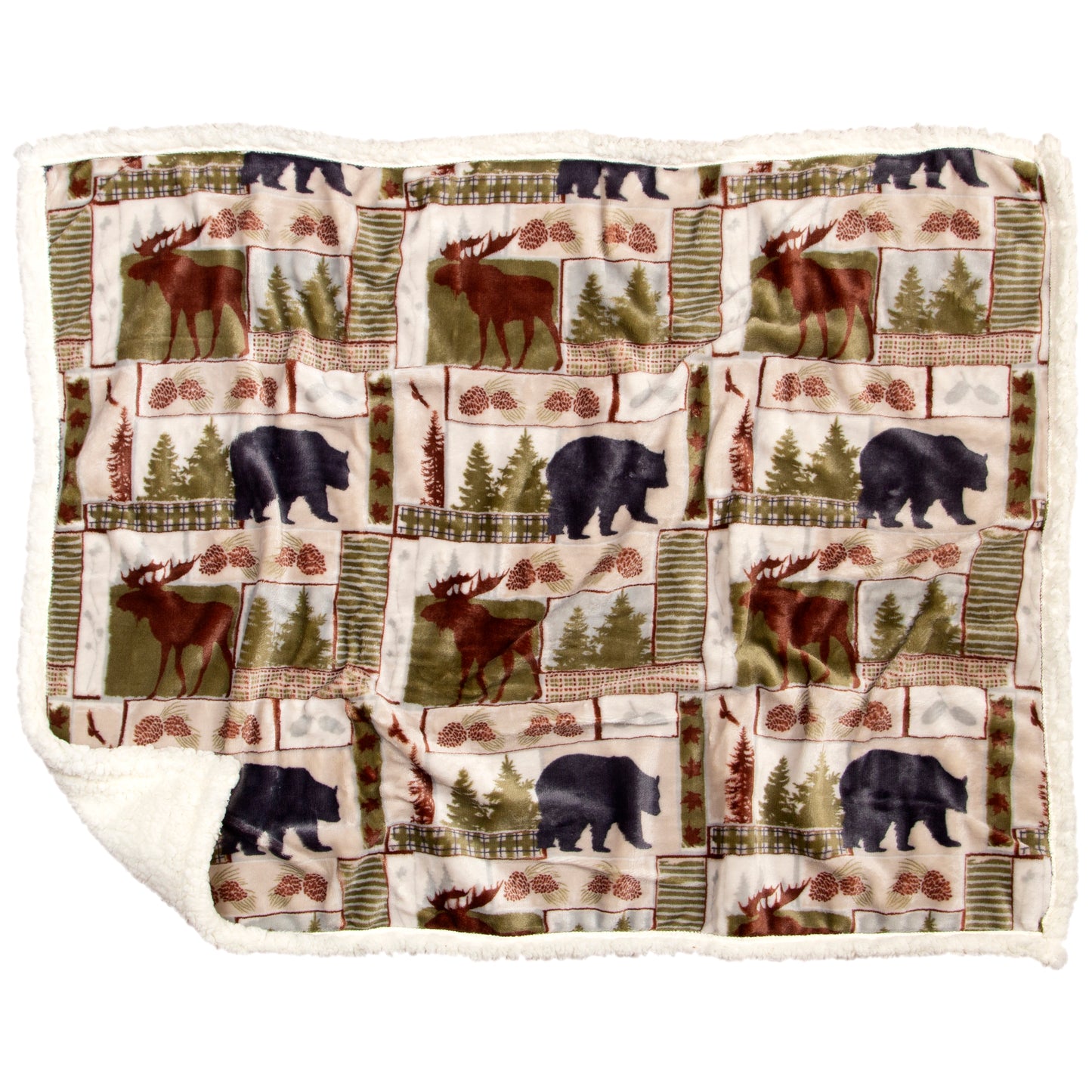 Vintage Lodge Dog Blanket