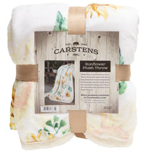 Load image into Gallery viewer, Sunflower Plush Throw