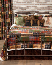 Load image into Gallery viewer, Tree Plaid Sherpa Bedding Set