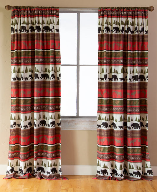 Cabin & Lodge Stripe Curtains