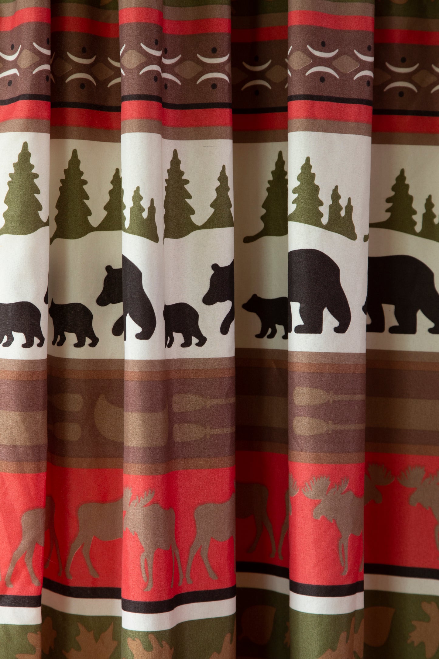 Cabin & Lodge Stripe Curtains