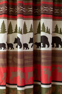 Cabin & Lodge Stripe Curtain Panels