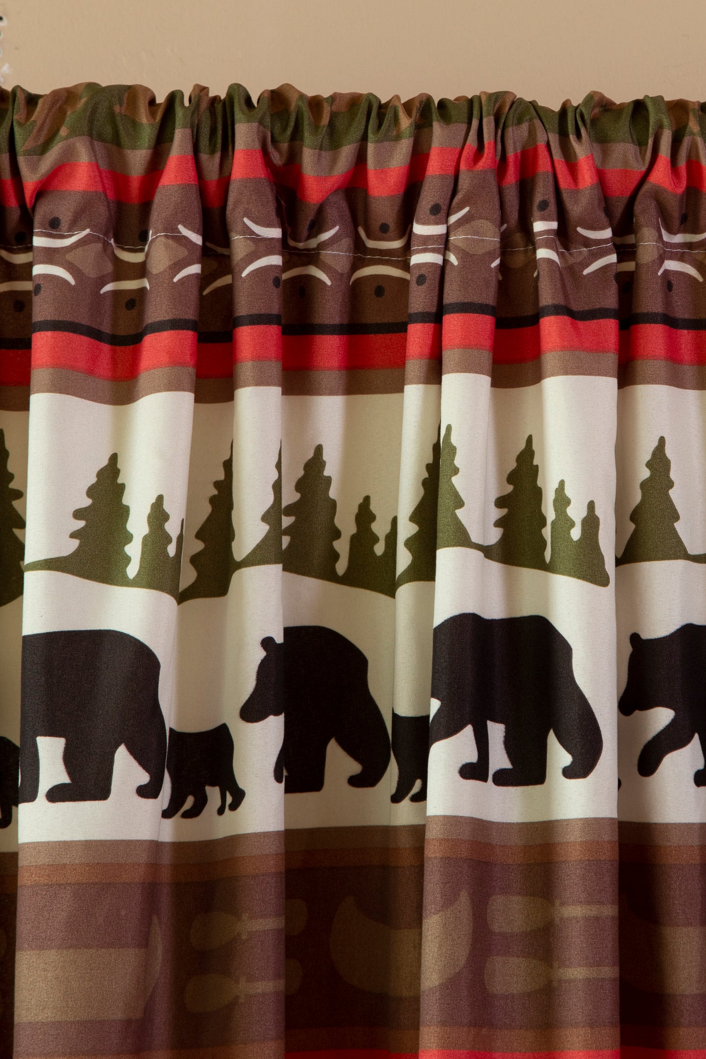 Cabin & Lodge Stripe Curtains